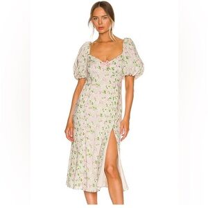 Floral Puff Sleeve Dress